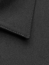 Herren Overshirt Schwarz mit Zwei-Wege-Reißverschluss